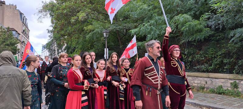 « Lazi » à la Fête des Vendanges de Montmartre