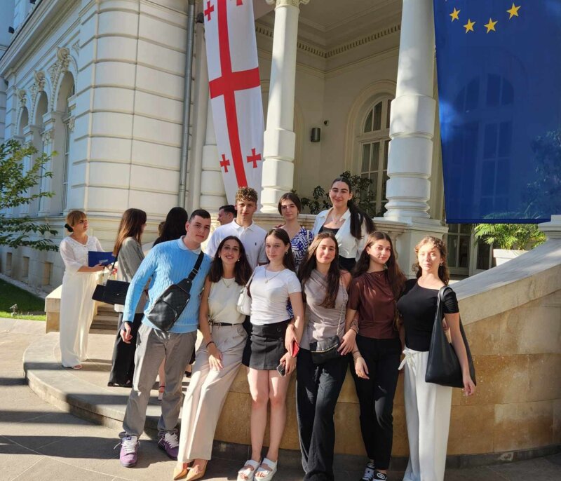 Visite au Palais présidentiel de Géorgie