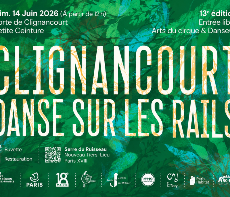 Le festival CLIGNANCOURT DANSE SUR LES RAILS par la Serre du Ruisseau