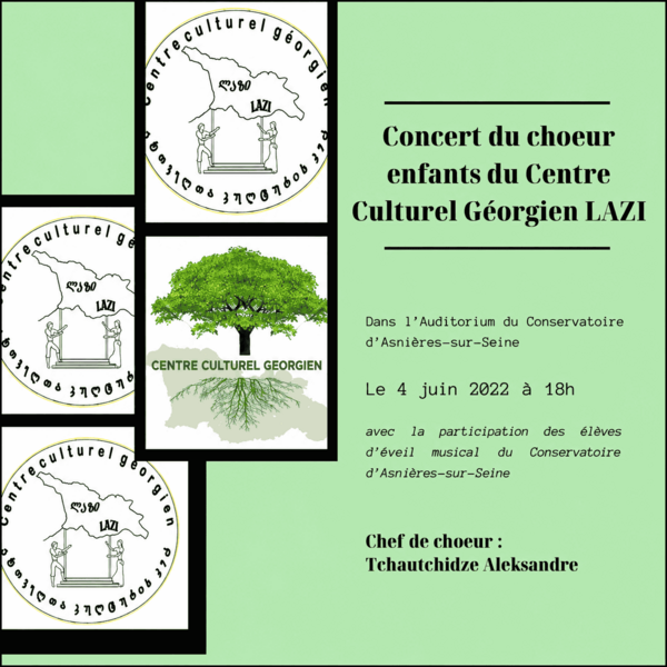 Concert du choeur enfants du Centre Culturel Géorgien Lazi