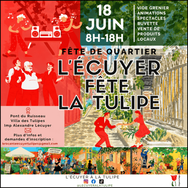 L'Écuyer fête la Tulipe - Fête de Quartier