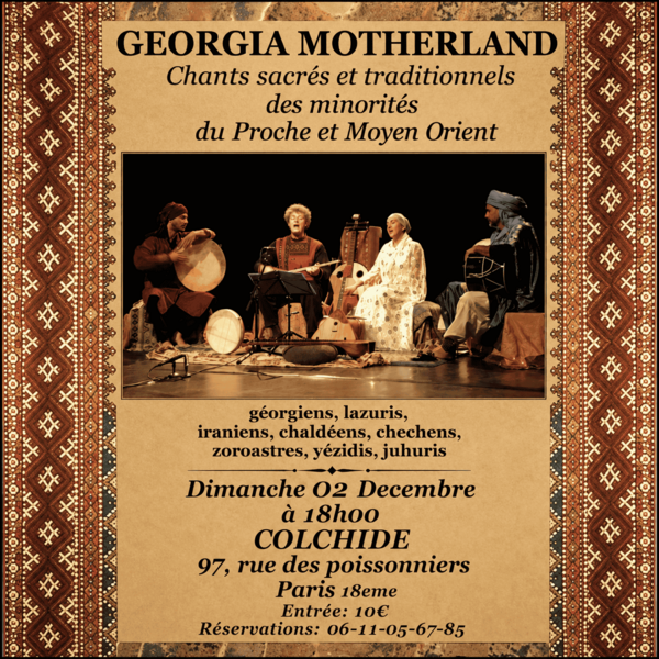 "Georgia Motherland" - Soirée chants sacrés et traditionnels